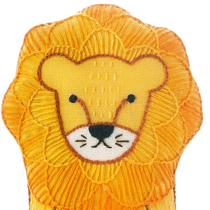 Lion Doll Embroidery Kit