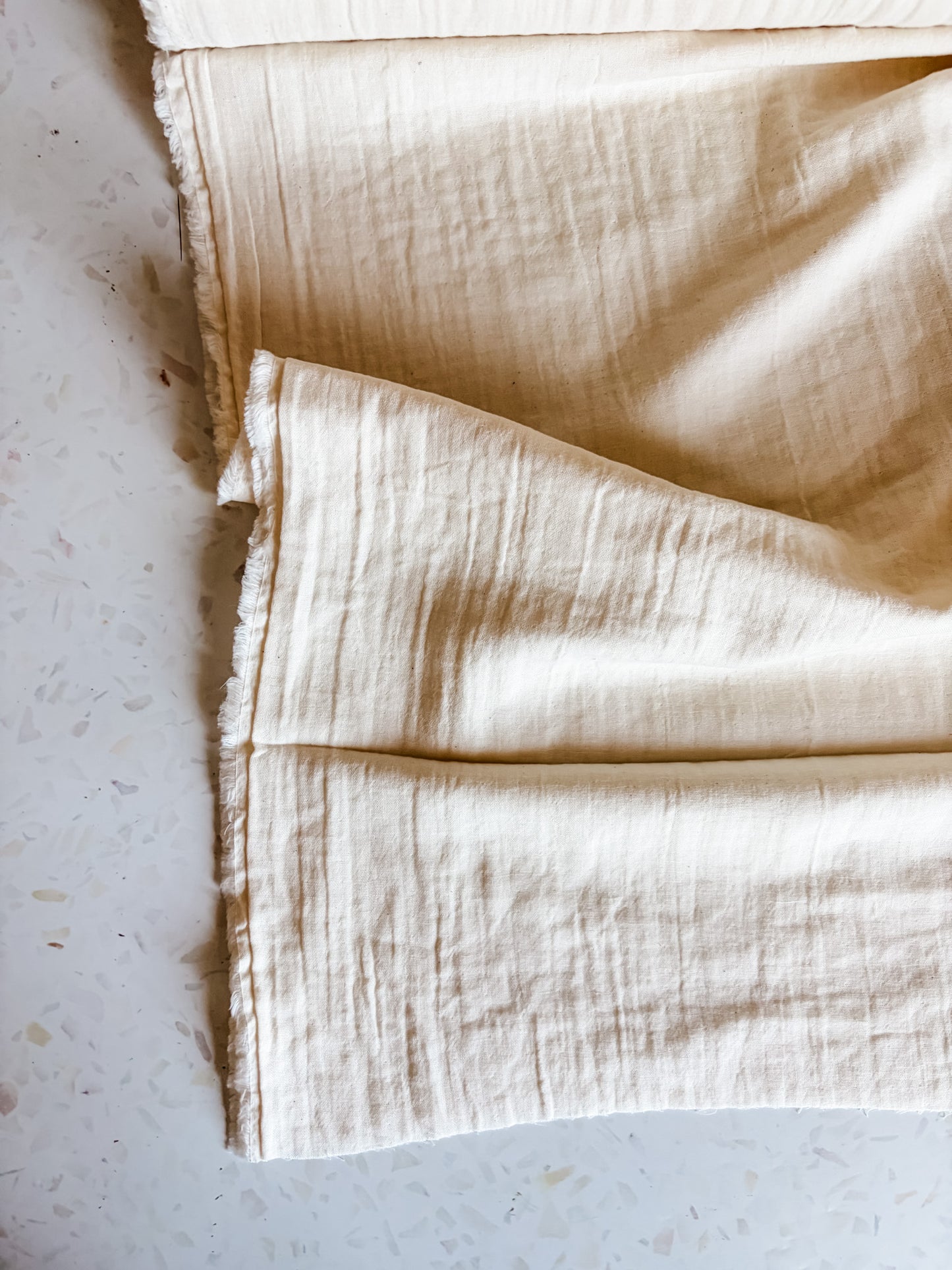 Nuno to Mono Triple-Washed Double Gauze – Ecru