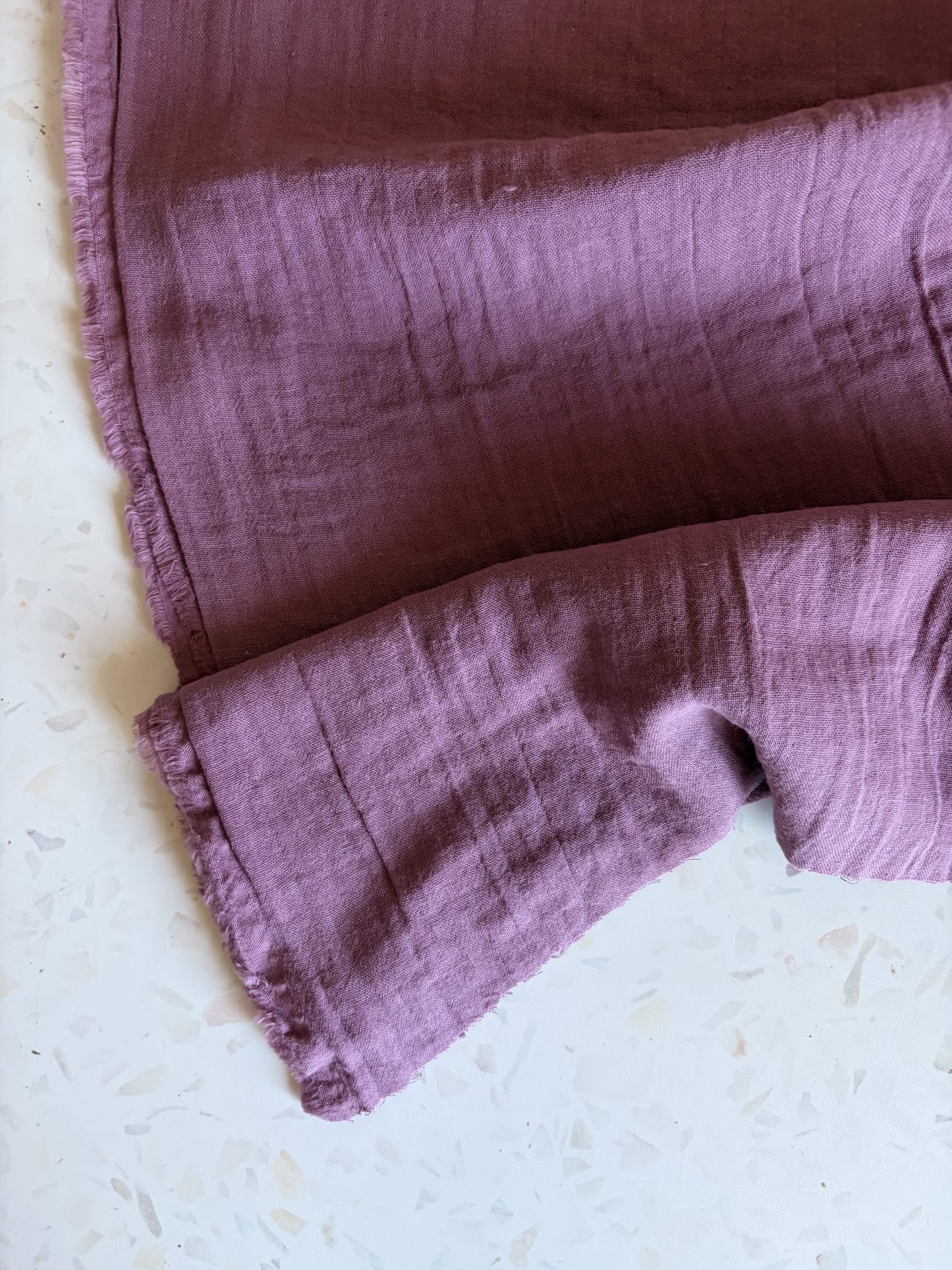 Nuno to Mono Triple-Washed Double Gauze – Plum