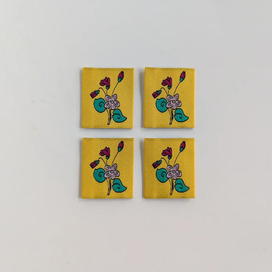 Garment Labels: February Birth Flowers - Violets