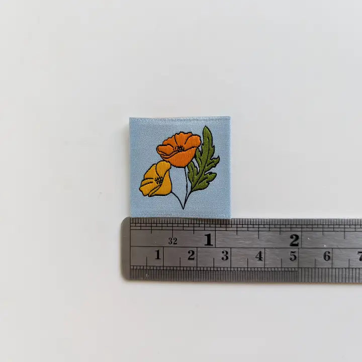 Garment Labels: August Birth Flowers - Poppies