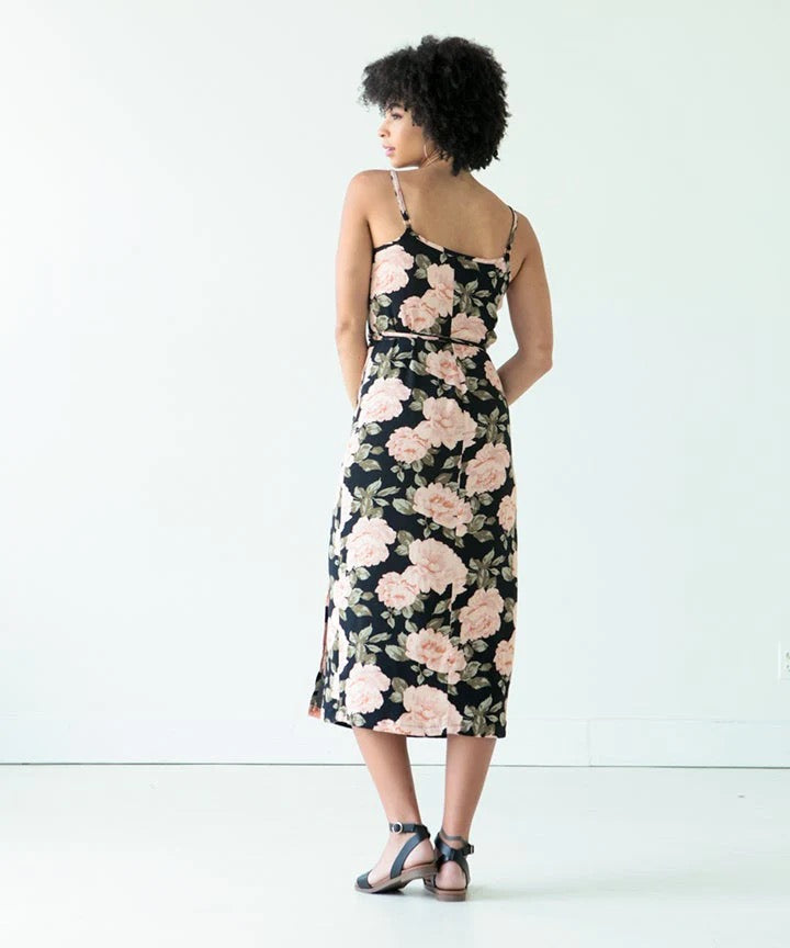 Calvin Wrap Dress & Top by True Bias | Printed Pattern