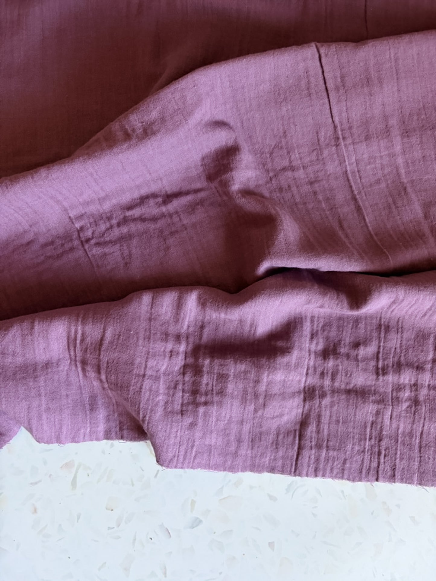 Nuno to Mono Triple-Washed Double Gauze – Plum