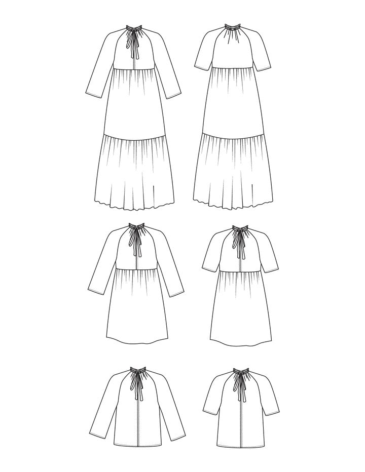 Wilder Gown by Friday Pattern Co. | Printed Pattern