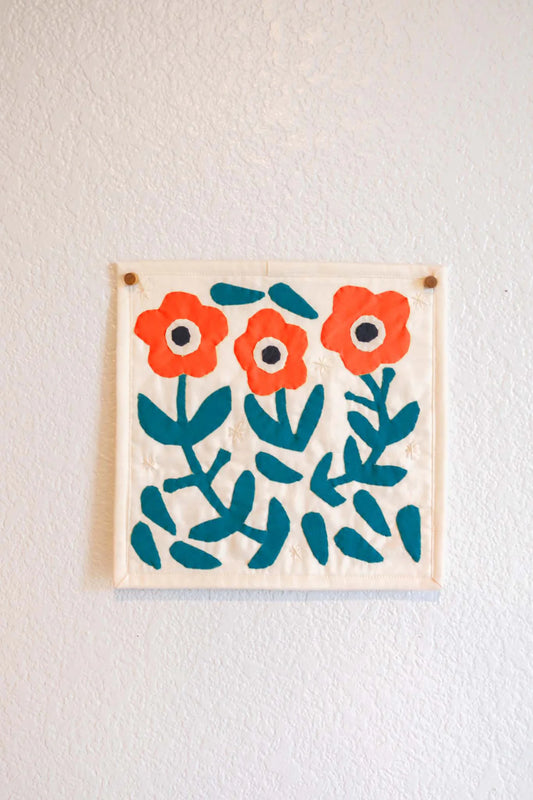 Floral Scene Applique Kit