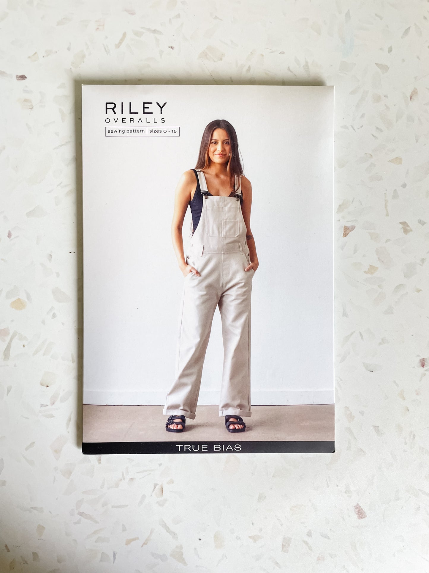 Riley Overalls by True Bias | Printed Pattern
