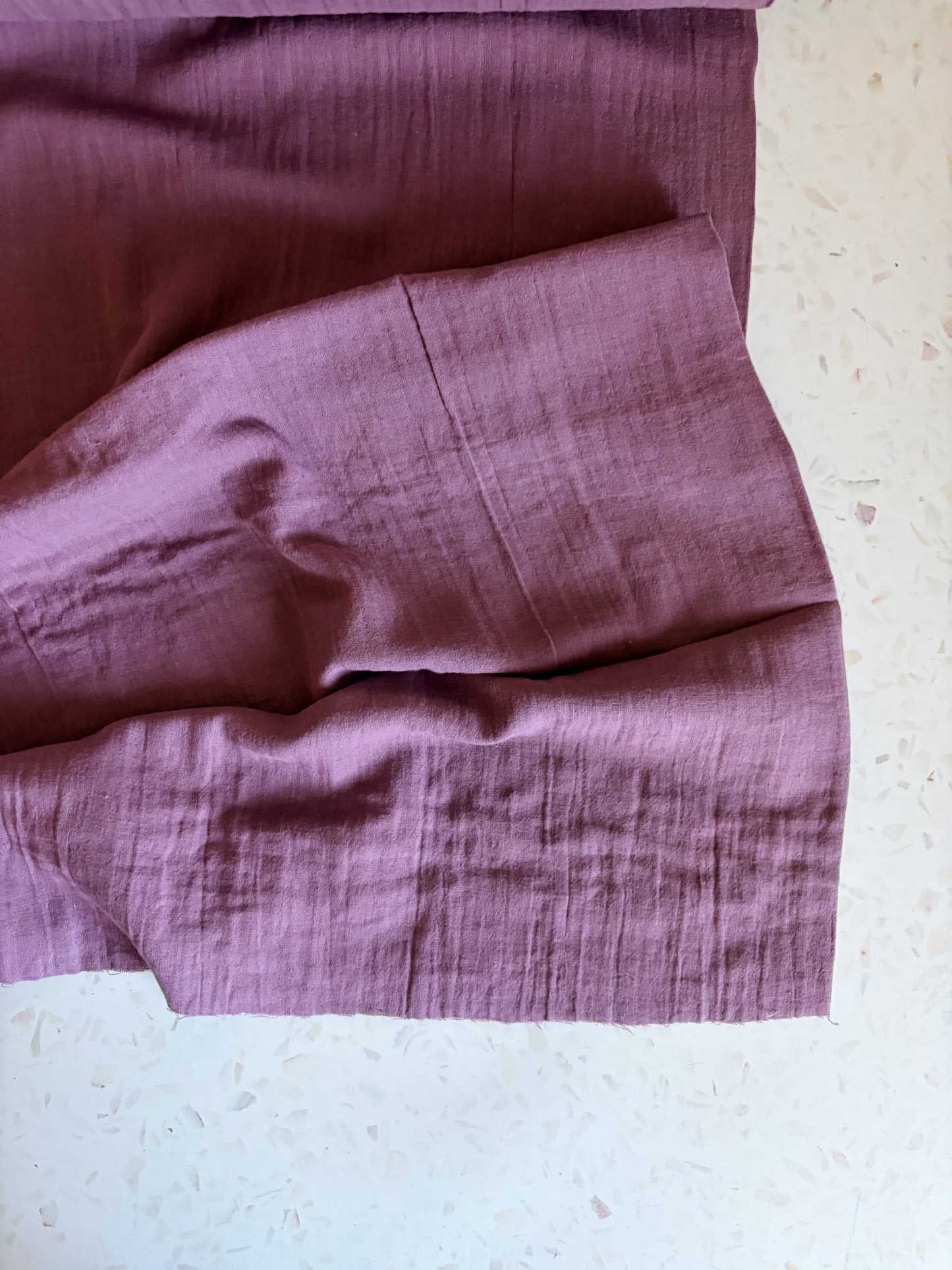 Nuno to Mono Triple-Washed Double Gauze – Plum