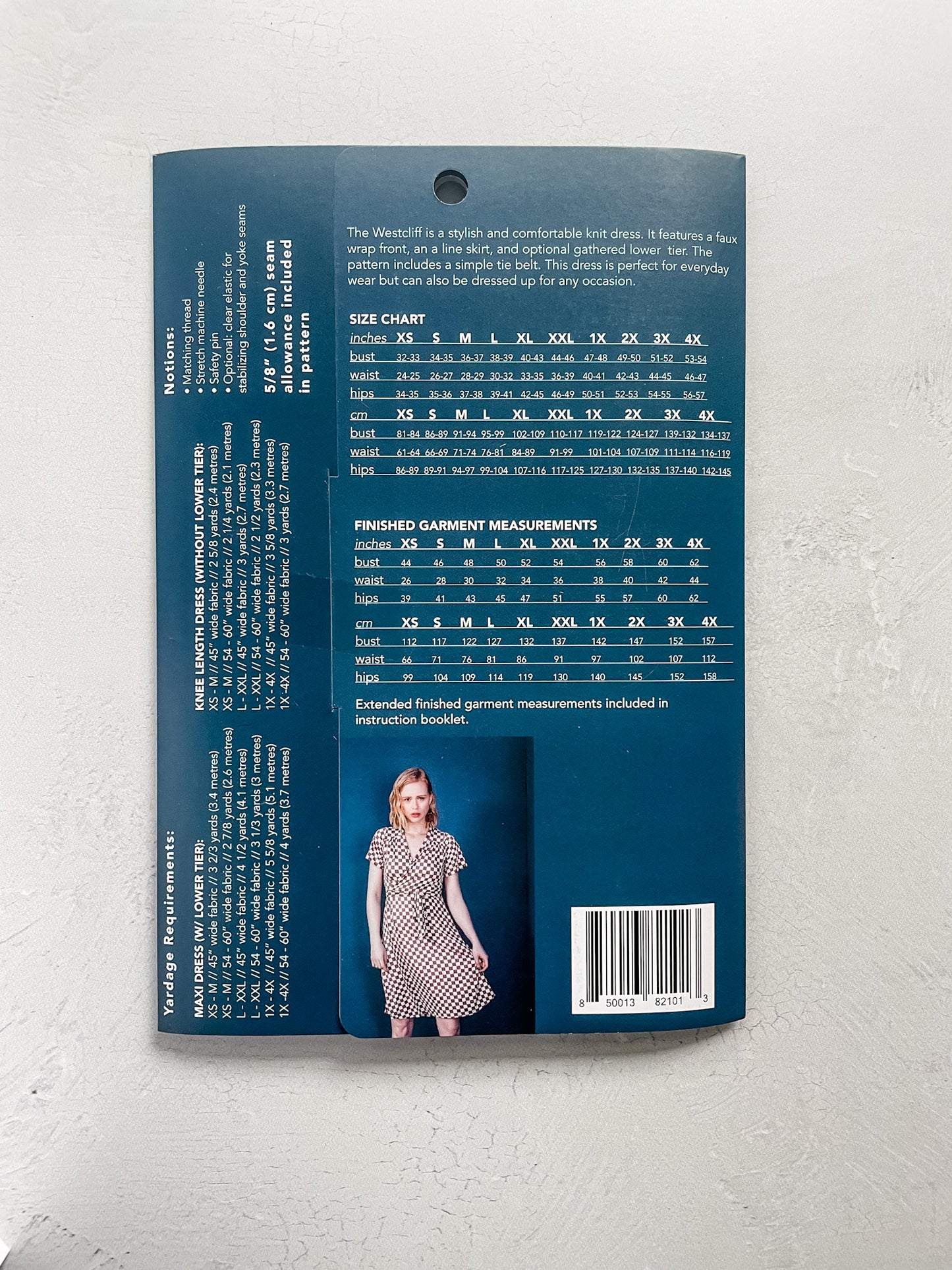 The Westcliff Dress by Friday Pattern Co. | Printed Pattern