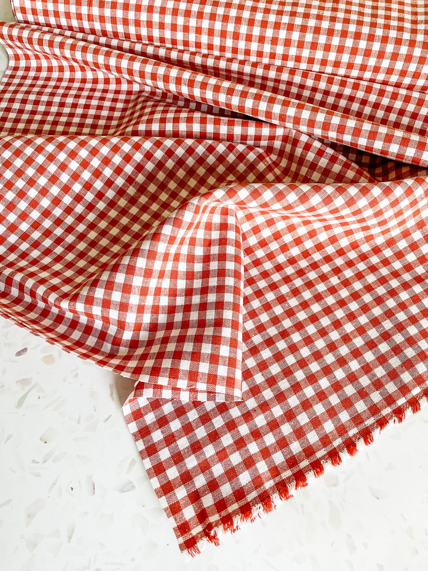 Yarn Dyed Classic Wovens – Strawberry Gingham