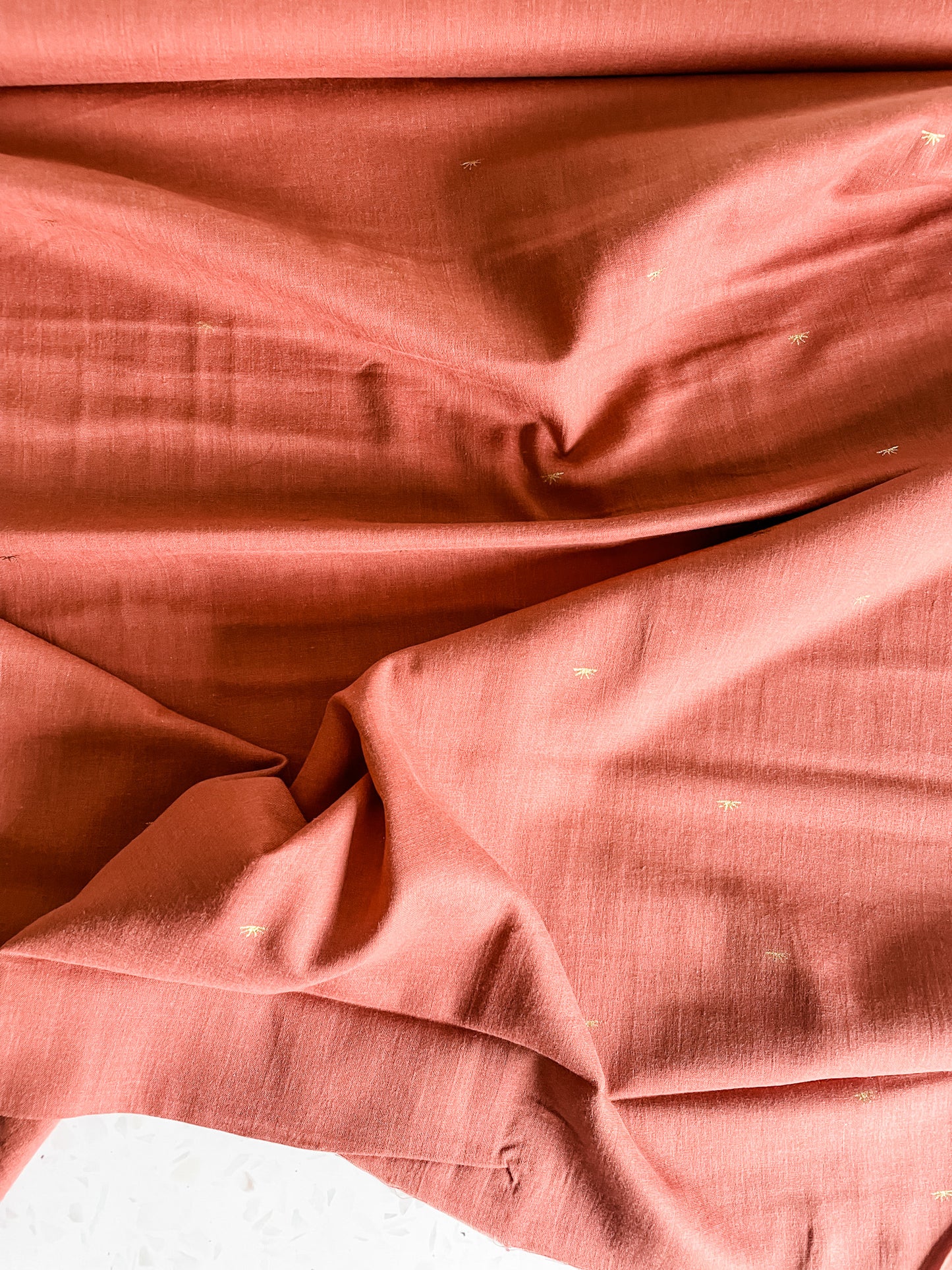 Atelier Brunette – Sunset Chestnut Cotton Crepe