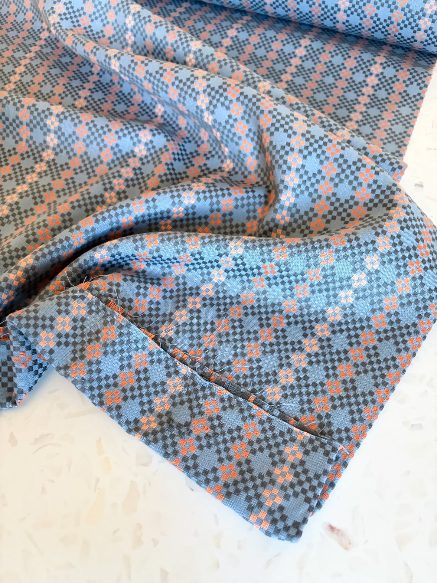 Fableism Lucky Loom – Mosaic in Blue