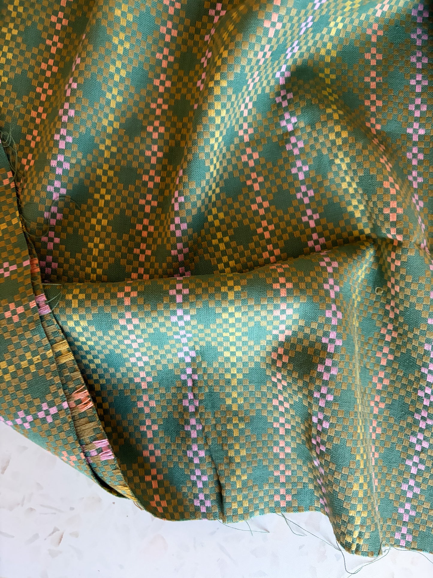 Fableism Lucky Loom – Mosaic in Melon