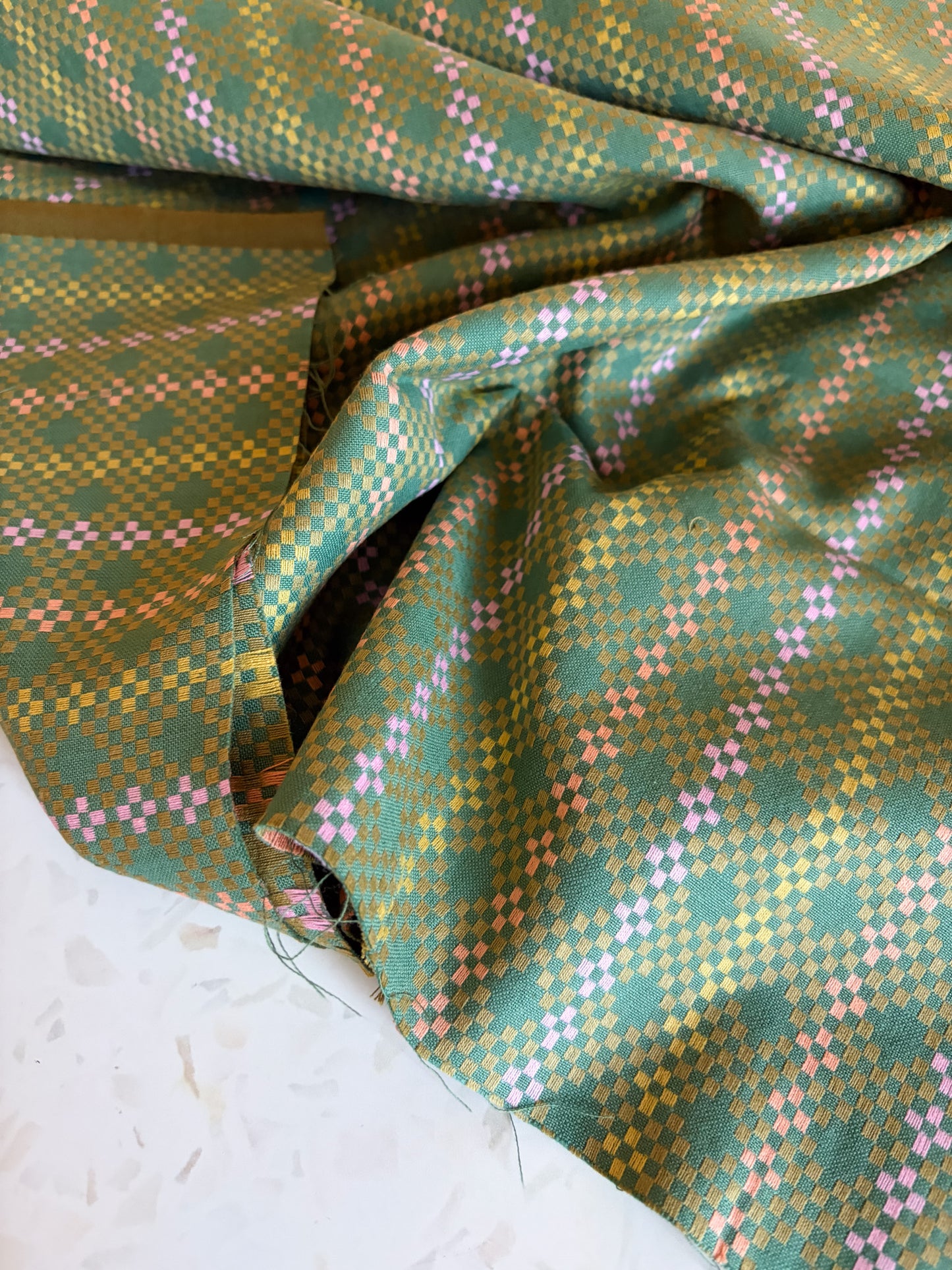 Fableism Lucky Loom – Mosaic in Melon