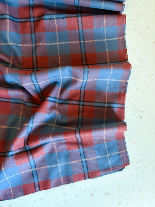 Tahoe Flannel in Dusty Blue