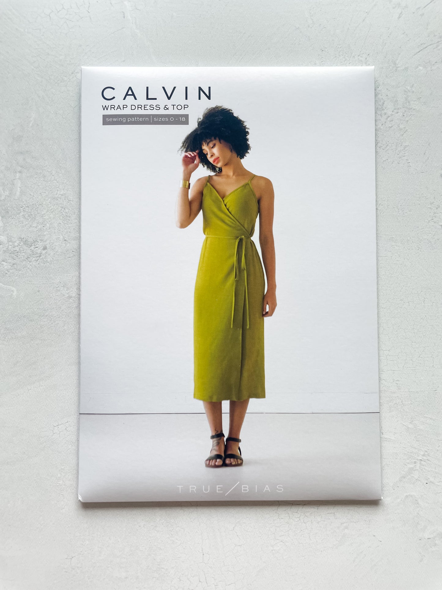 Calvin Wrap Dress & Top by True Bias | Printed Pattern