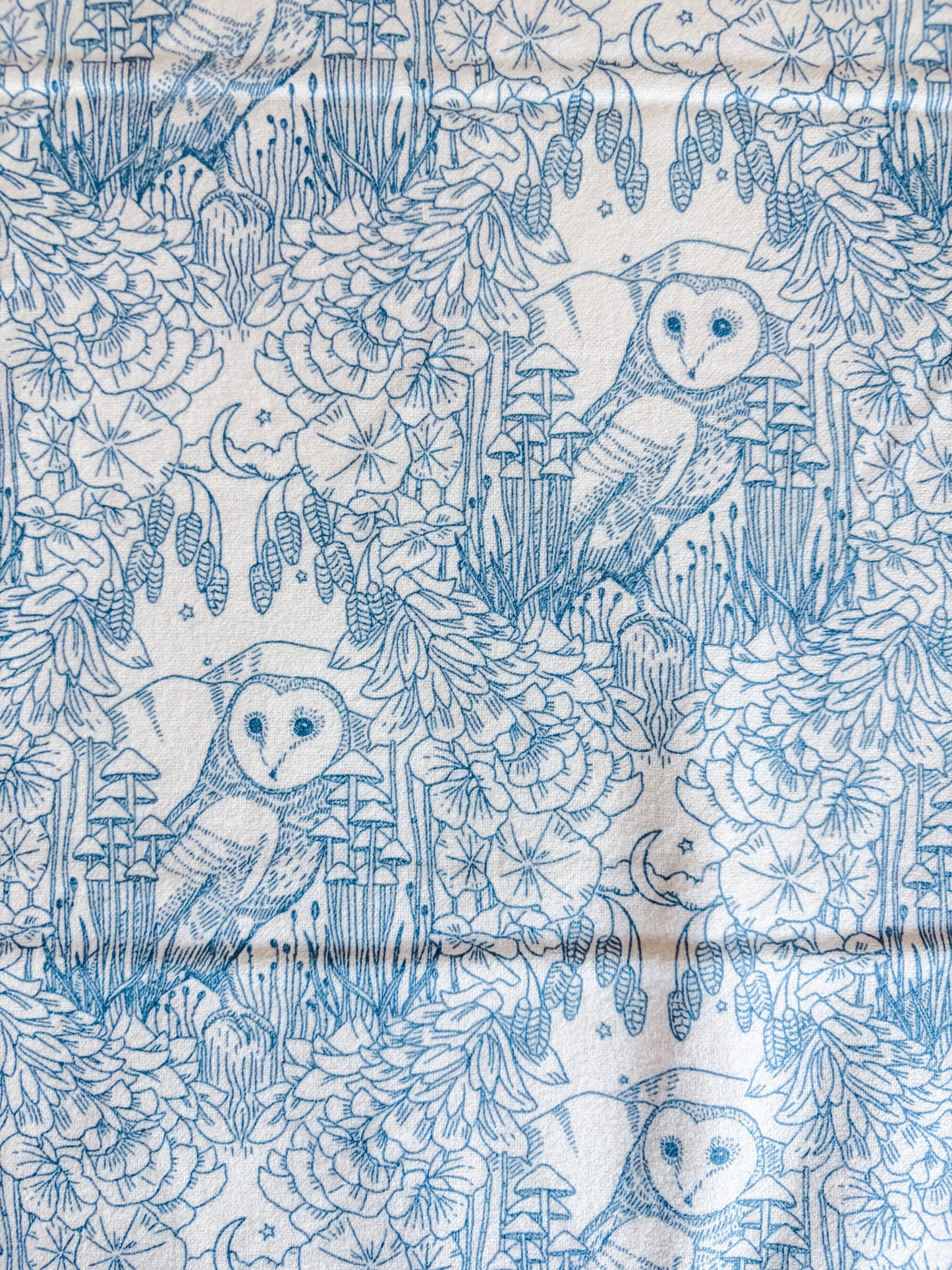 Coyote Hill Moonlit Guardian Sky Flannel