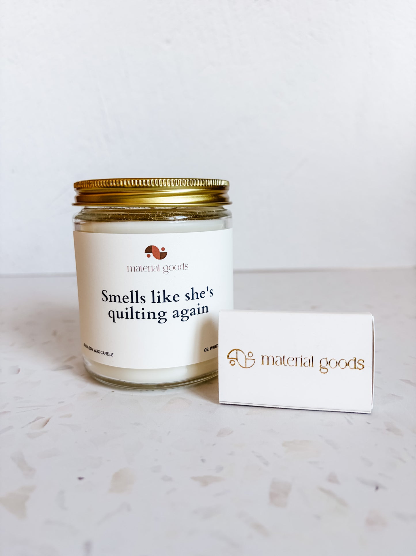 Smells Like She's Quilting Again Candle