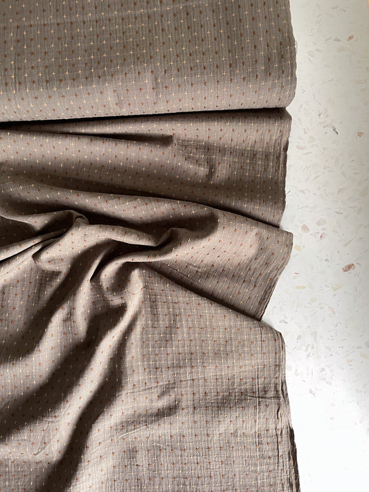 Embroidered Woven Crosses – Antique Tin