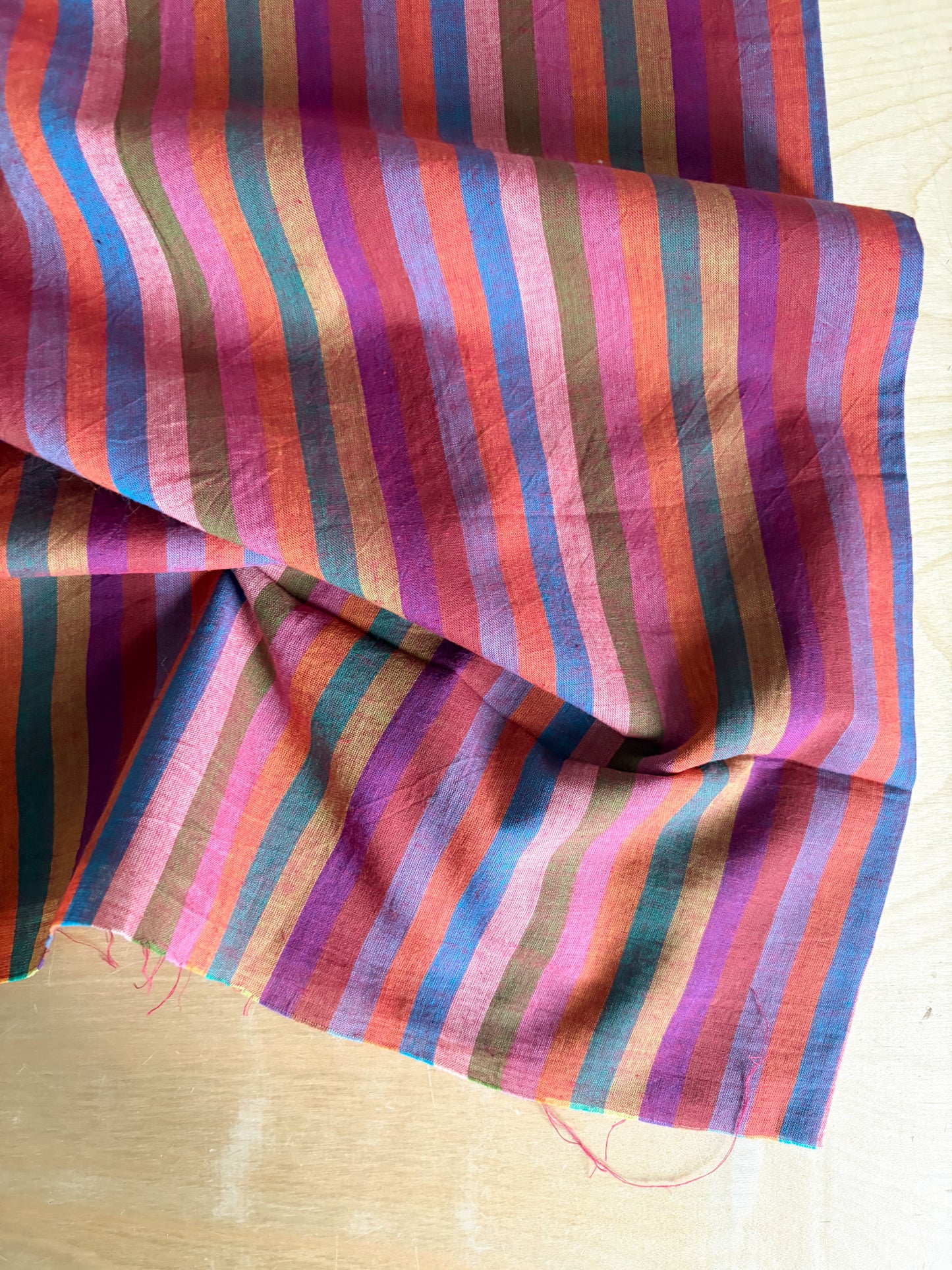Kaffe Fassett Woven Stripes – Narrow Stripe in Sunset