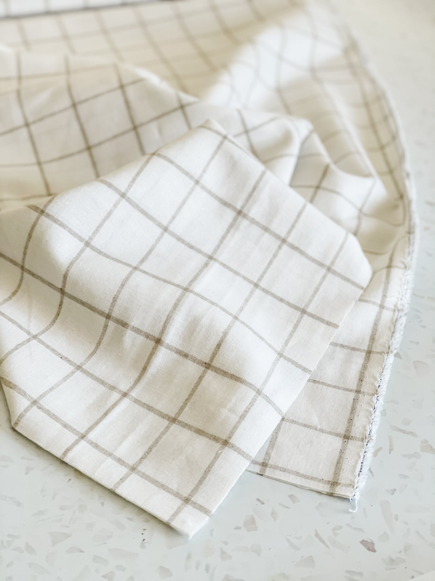 Yarn Dyed Classic Wovens – Tan Grid