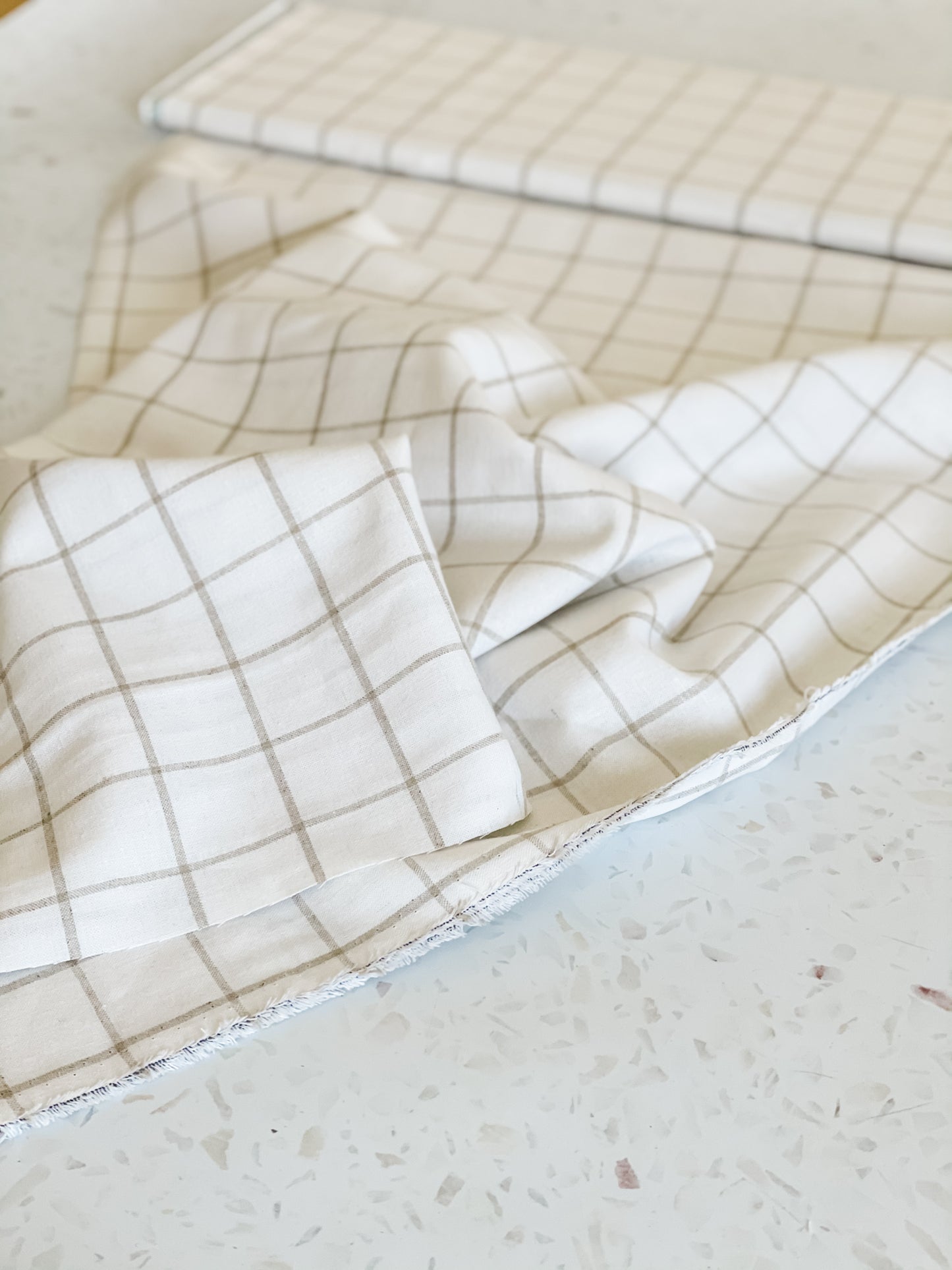 Yarn Dyed Classic Wovens – Tan Grid