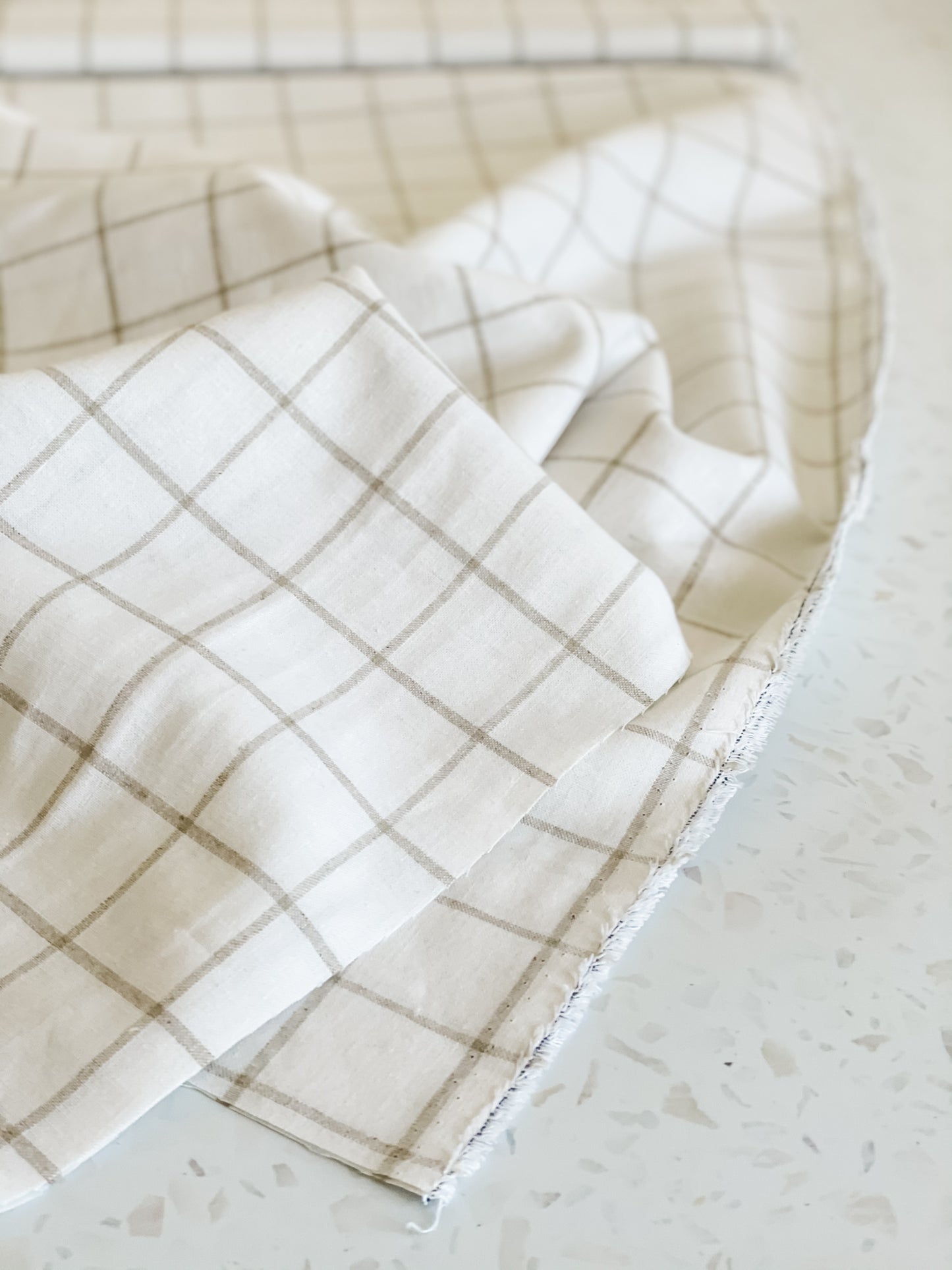 Yarn Dyed Classic Wovens – Tan Grid