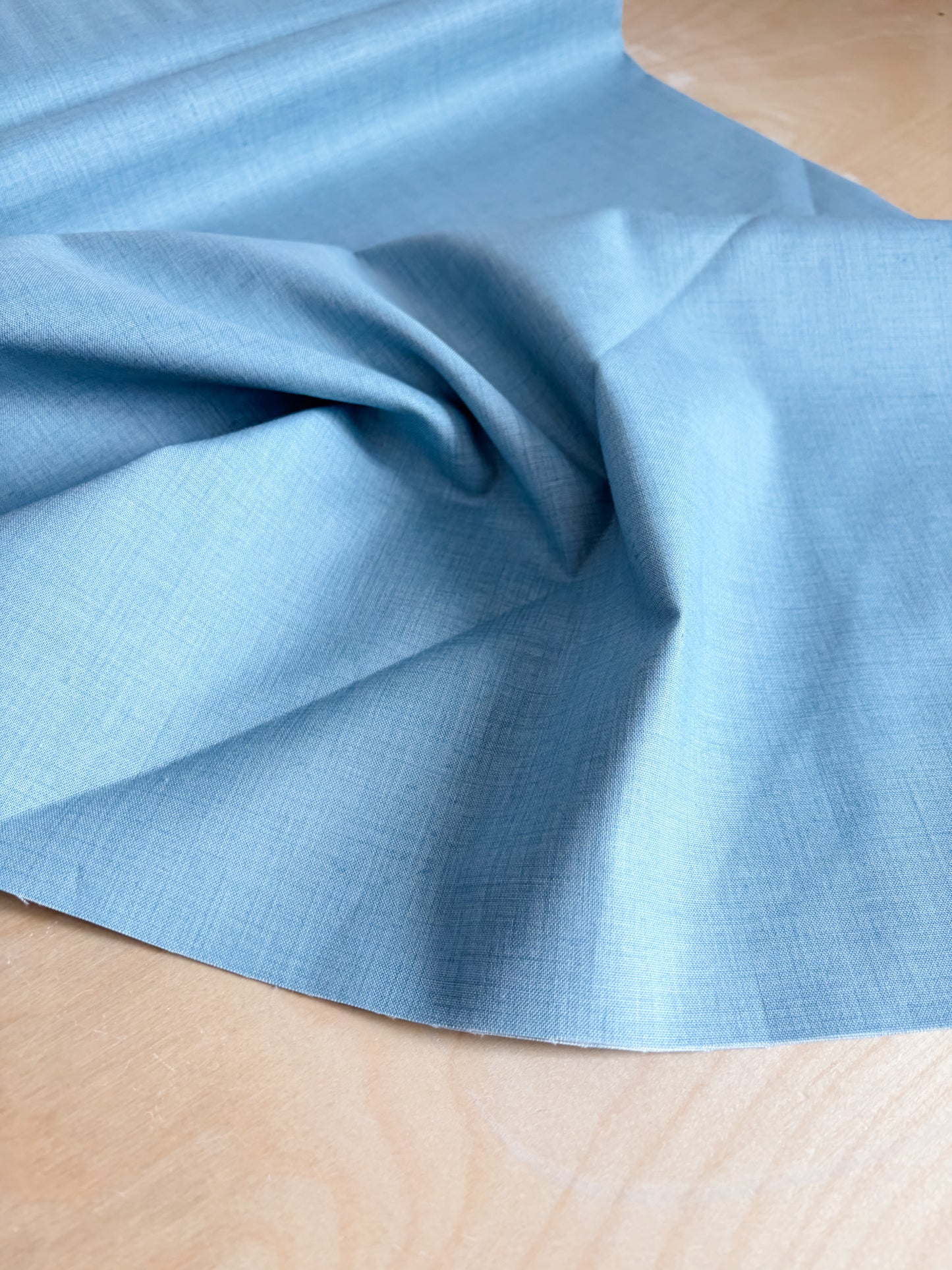 French General Quilting Cotton Solids in French Blue