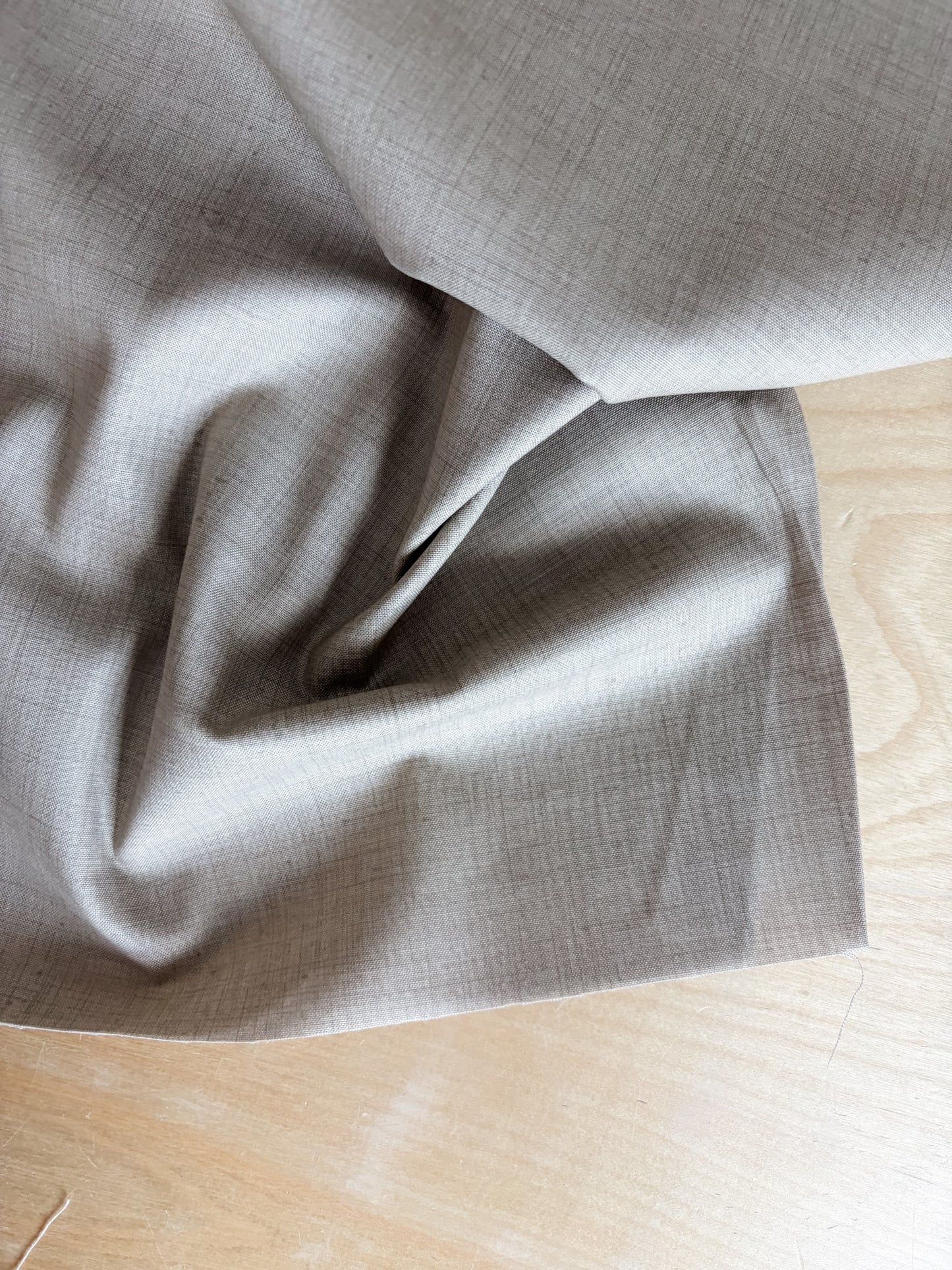 French General Quilting Cotton Solids in Oyster