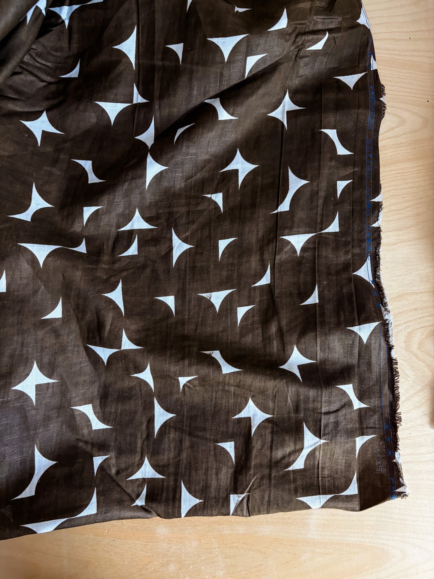 Mirage Cotton/Linen Fabric in Sable