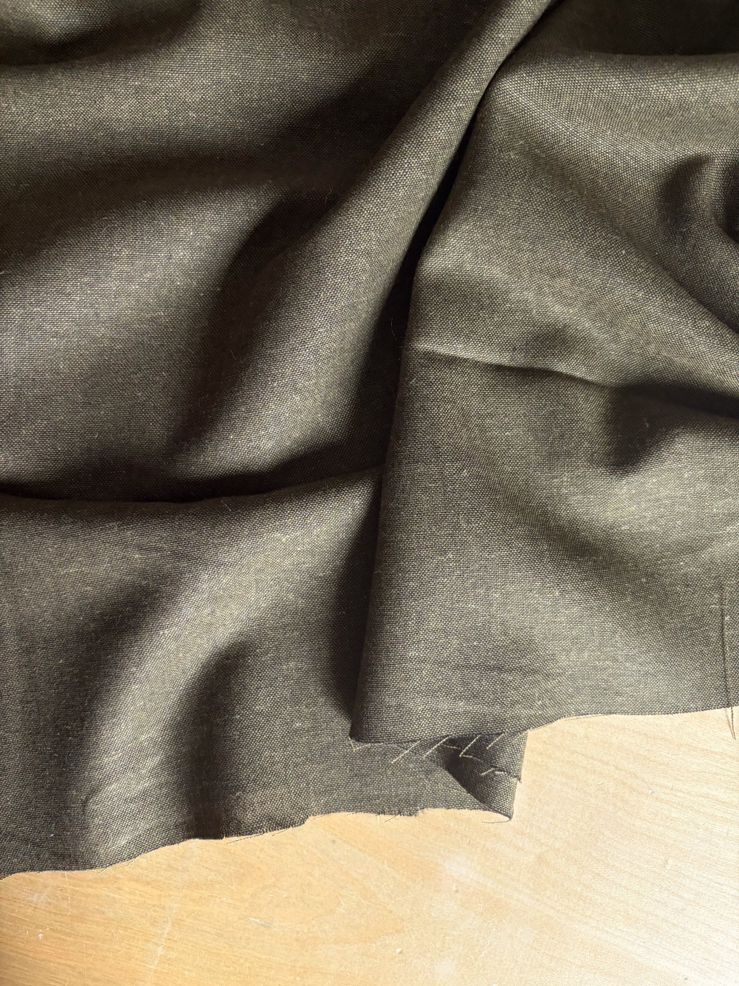 Brussels Washer Linen Blend in Fern