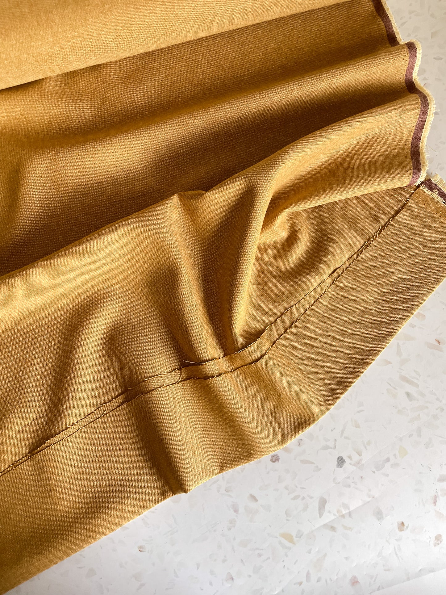 Brussels Washer Linen Blend – Mustard