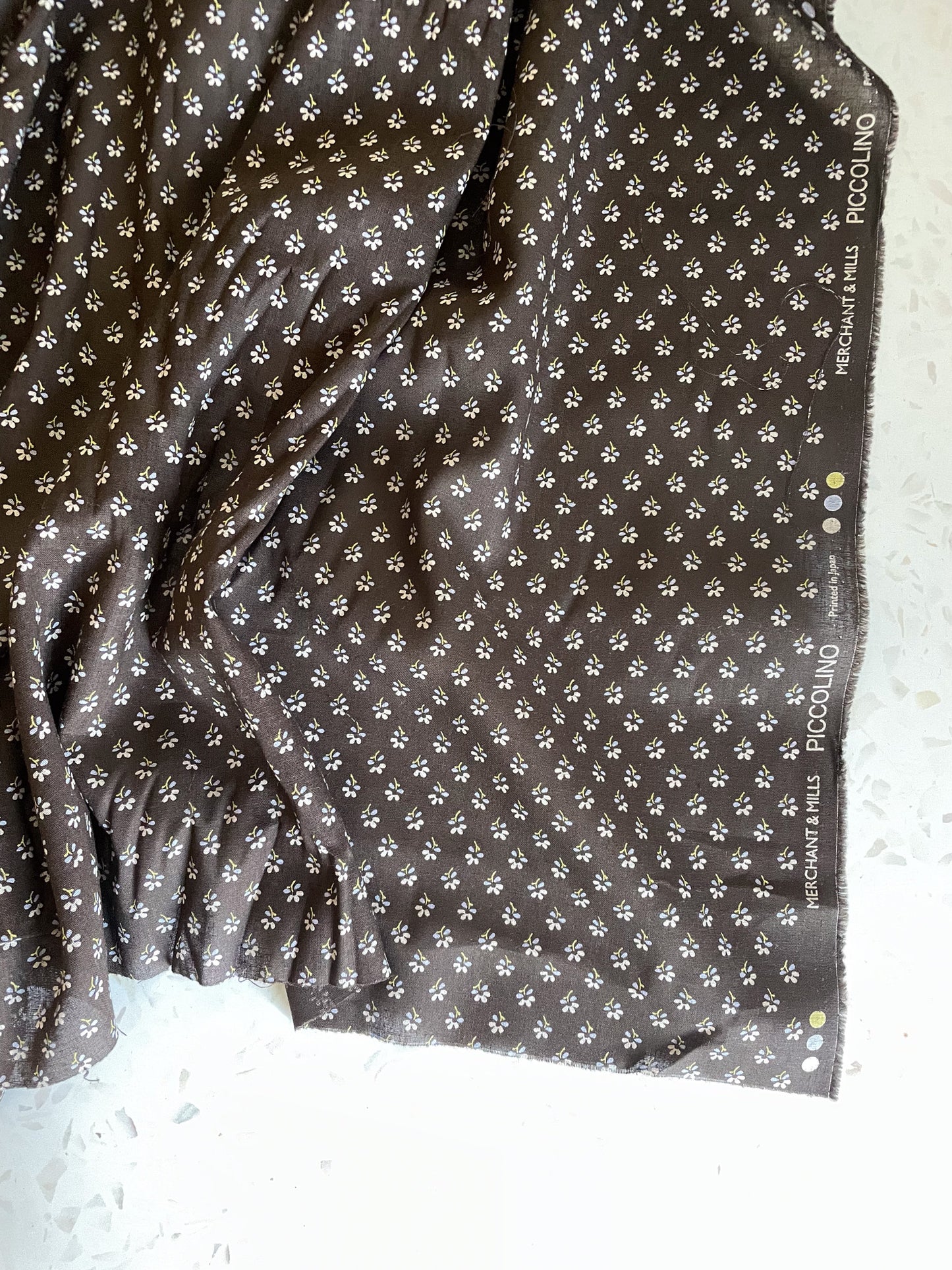 Dark Chocolate Piccolino Cotton/Linen Blend