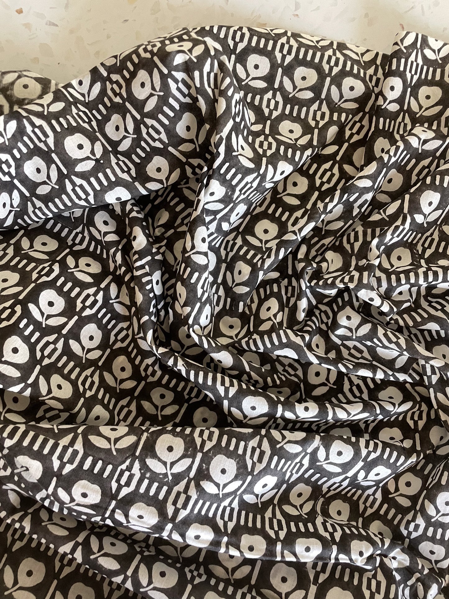 Indian Cotton – Moonflower Blockprint