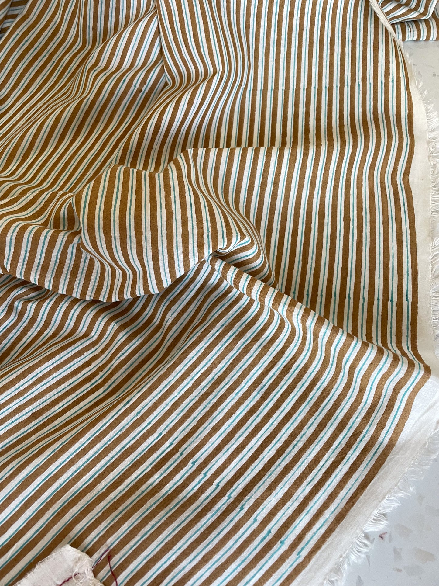 Indian Cotton – Swim Meet Blockprint