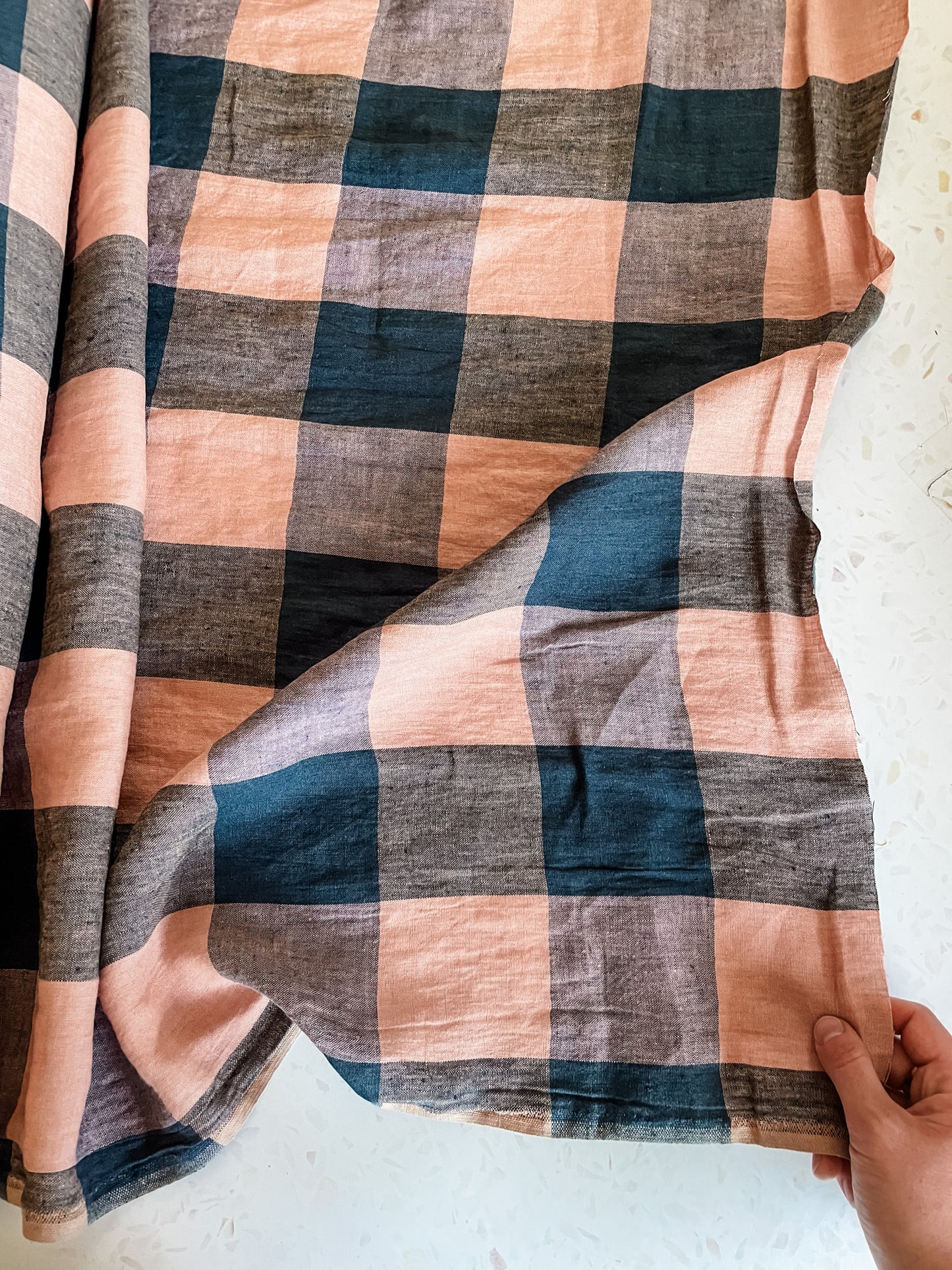 Merchant & Mills Felicity Pink EU Linen