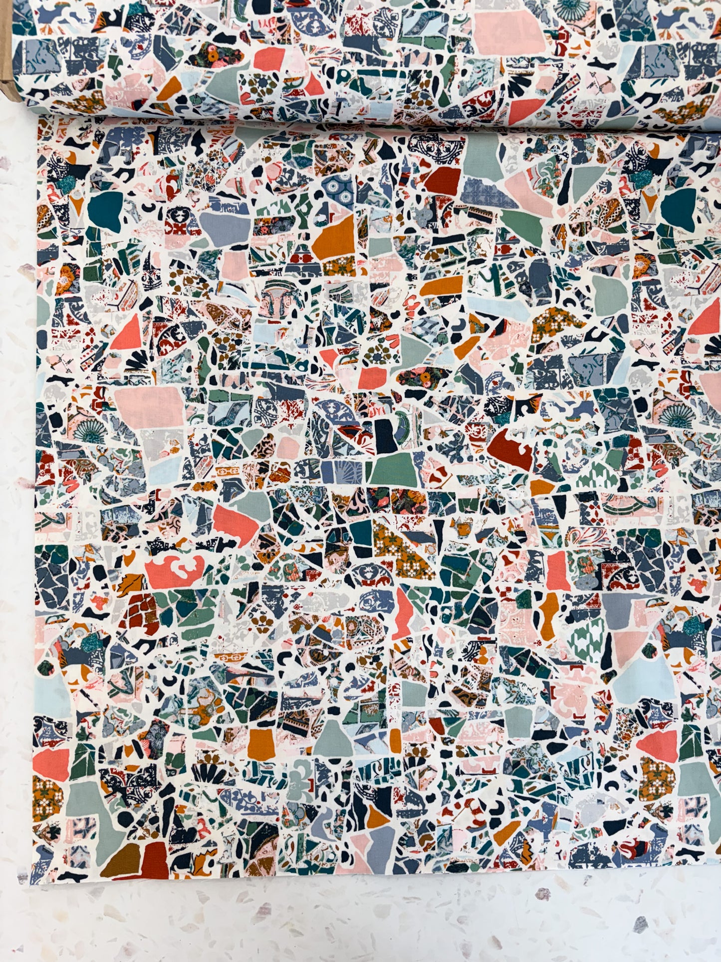 Barcelona Trencadis Tapestry Quilting Cotton