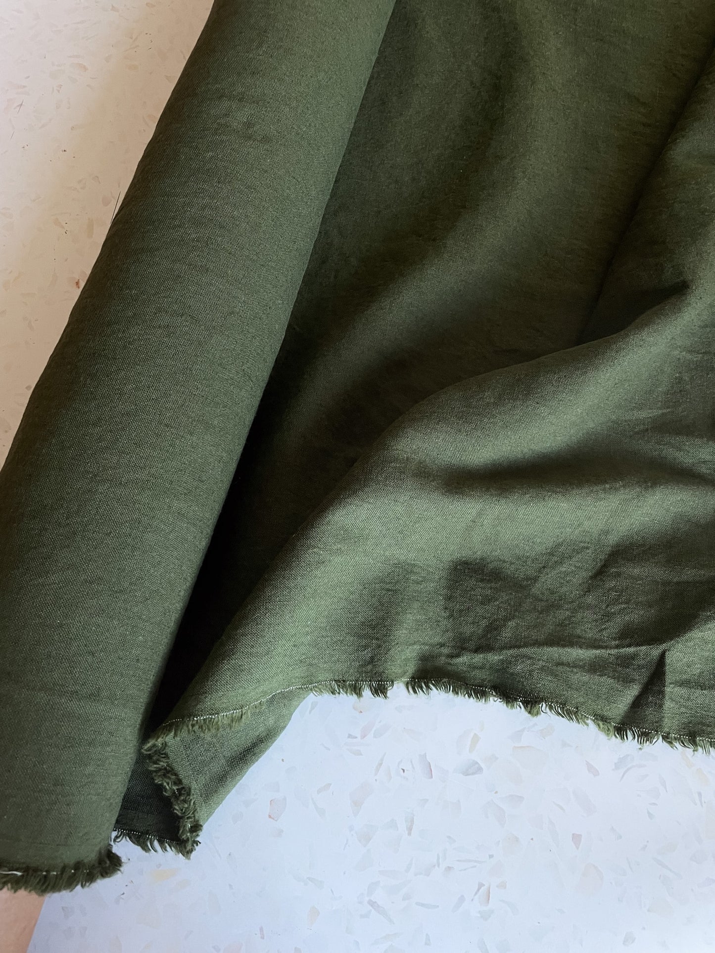 Merchant & Mills Elan Green Cotton/Linen