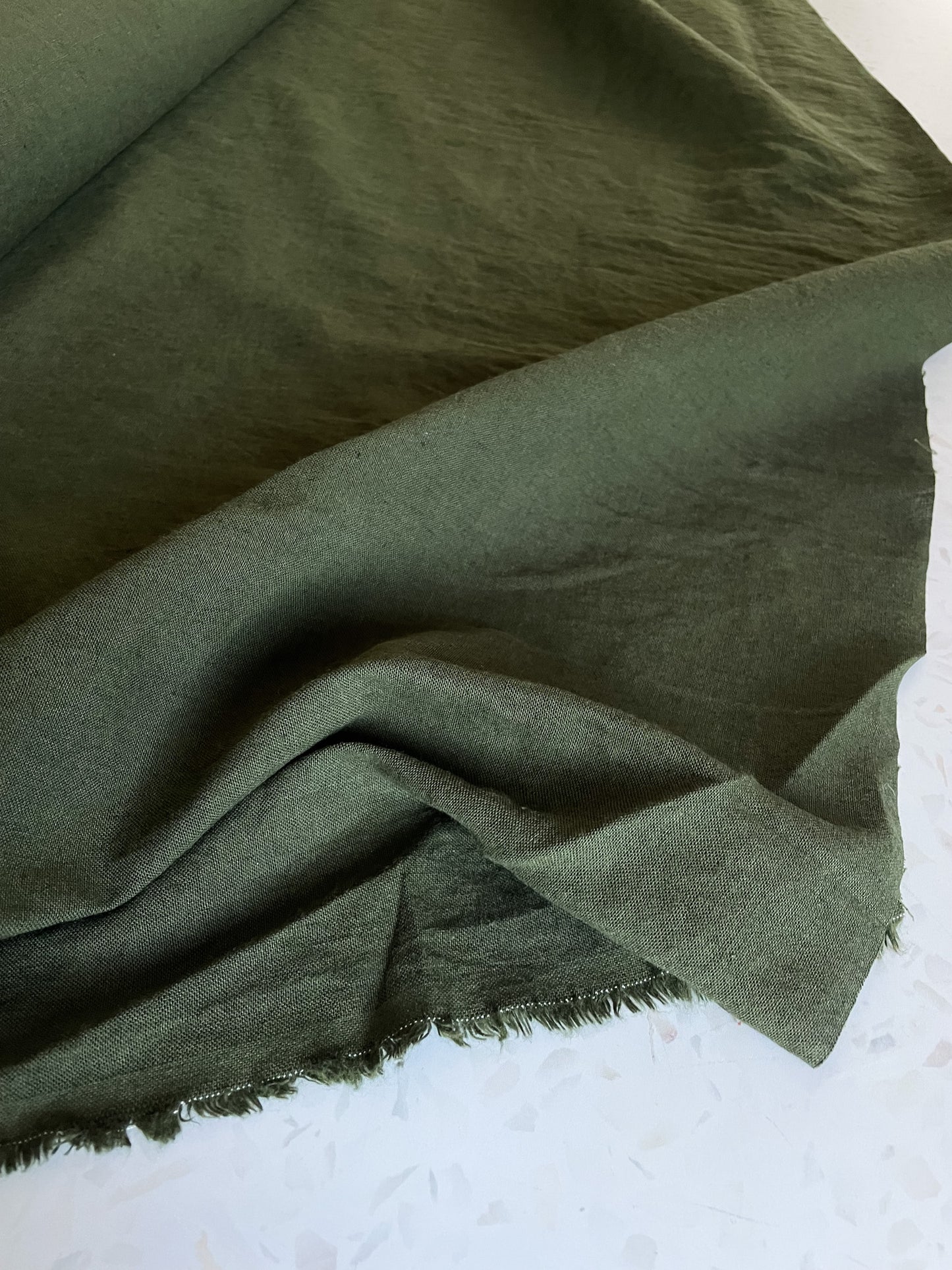 Merchant & Mills Elan Green Cotton/Linen