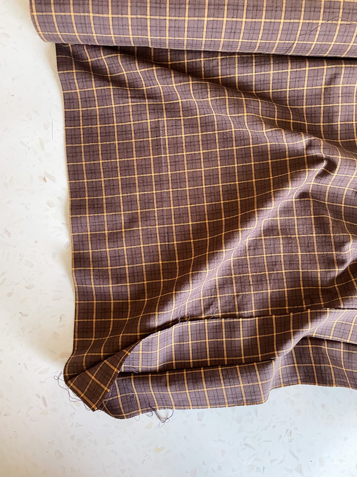 Brushed Cotton – Nutmeg Plaid
