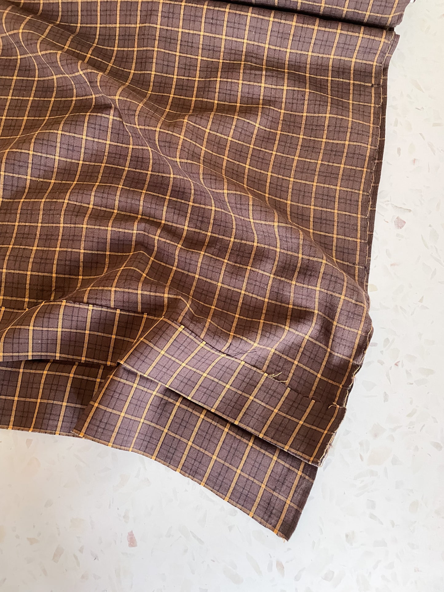 Brushed Cotton – Nutmeg Plaid
