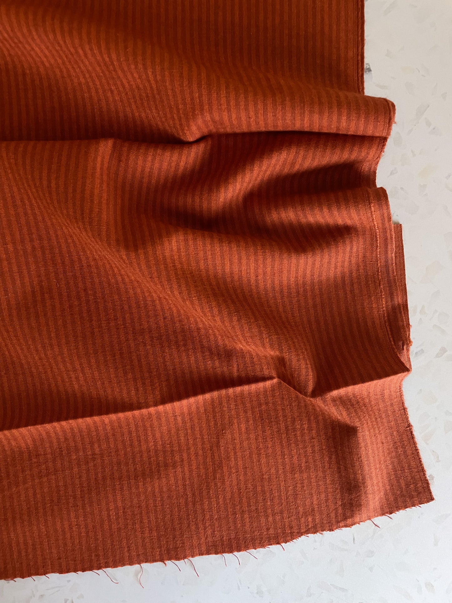 Brushed Cotton – Bonfire Stripe