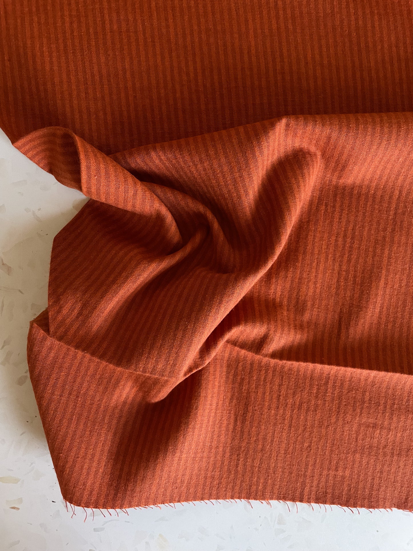 Brushed Cotton – Bonfire Stripe