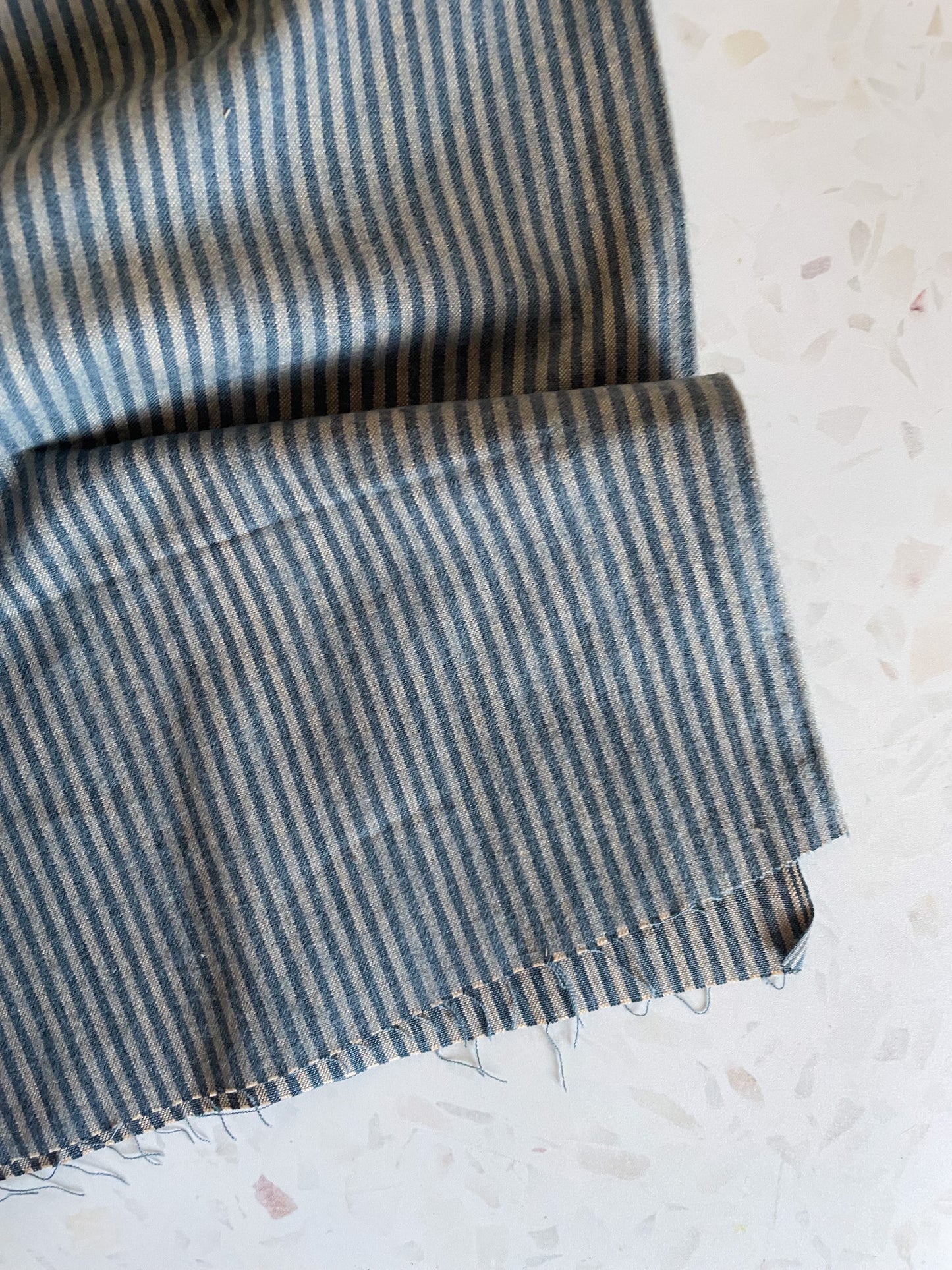 Brushed Cotton – Driftwood Stripe