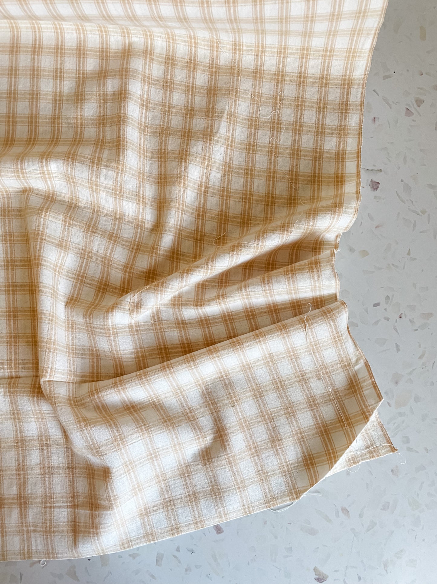 Brushed Cotton – Butternut Plaid