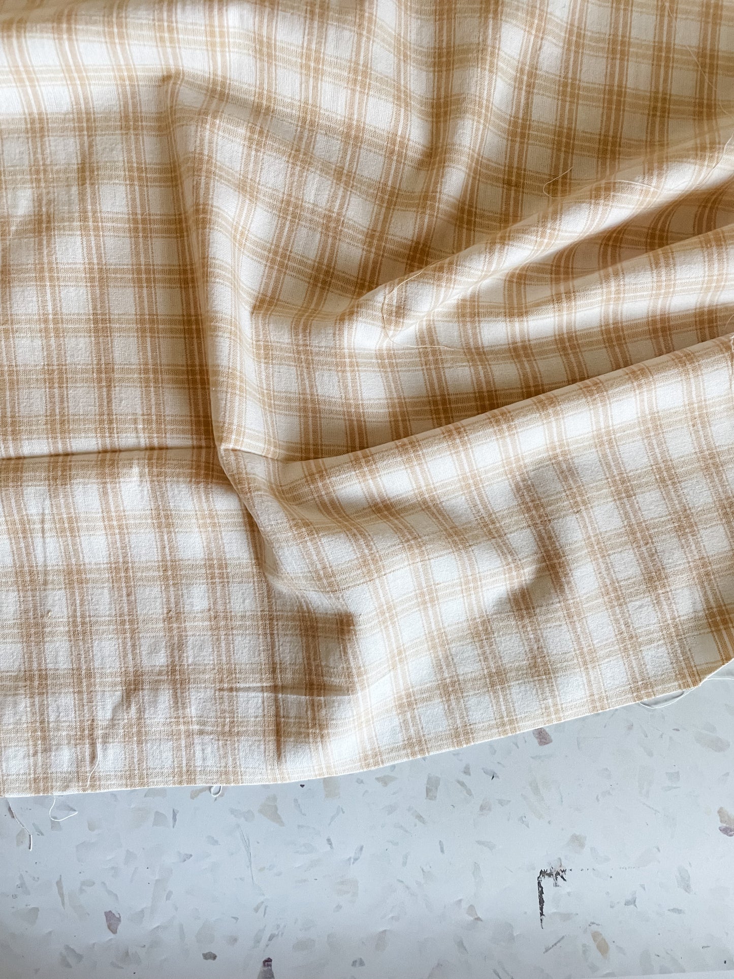 Brushed Cotton – Butternut Plaid