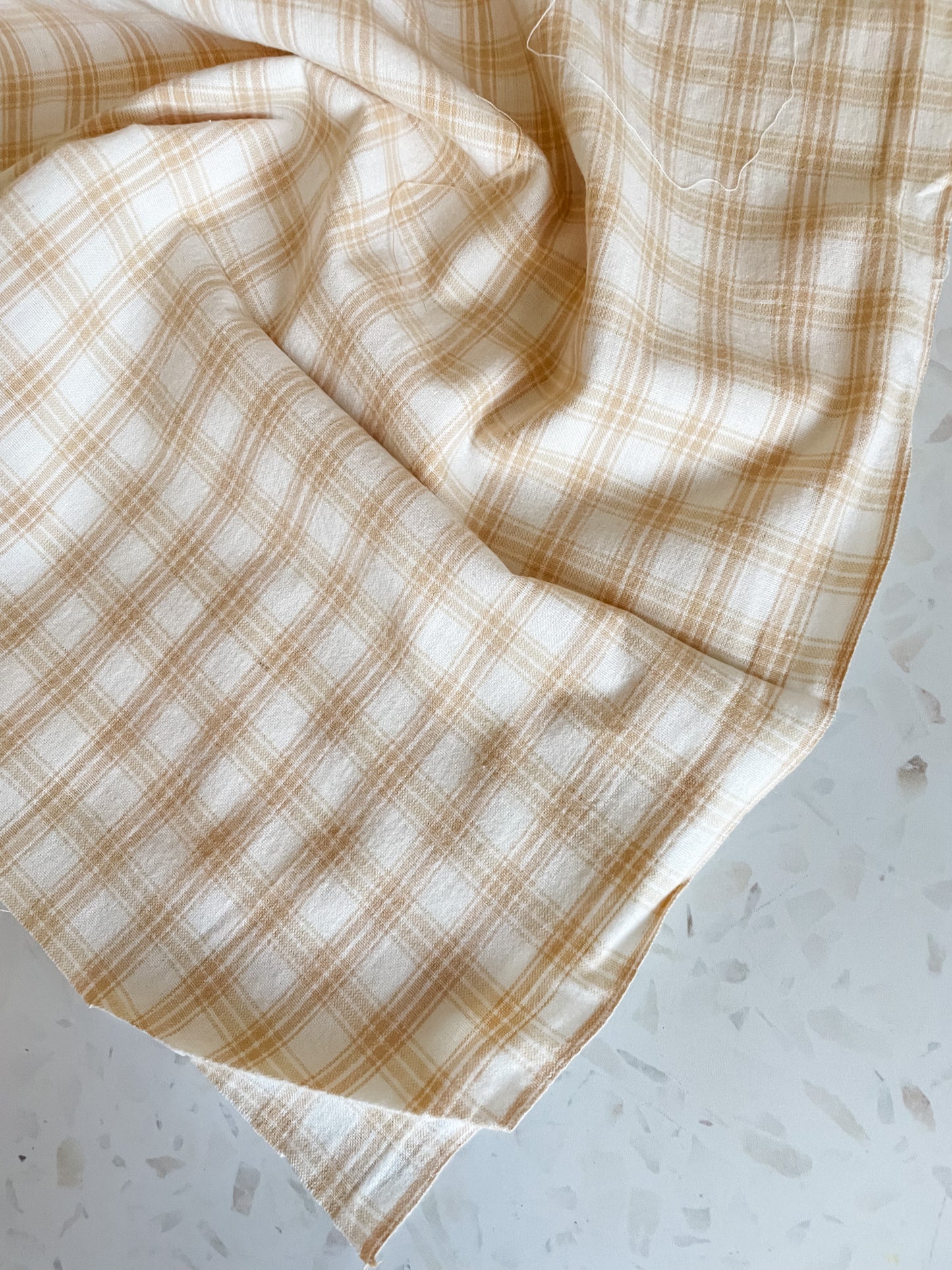 Brushed Cotton – Butternut Plaid