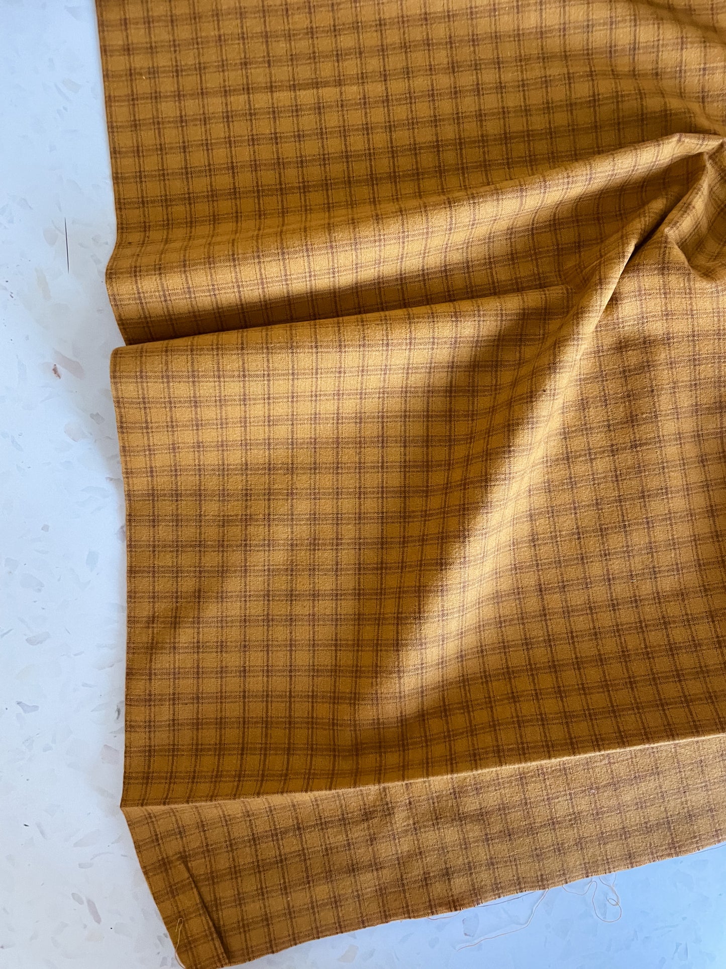 Brushed Cotton – Amber Glow Plaid