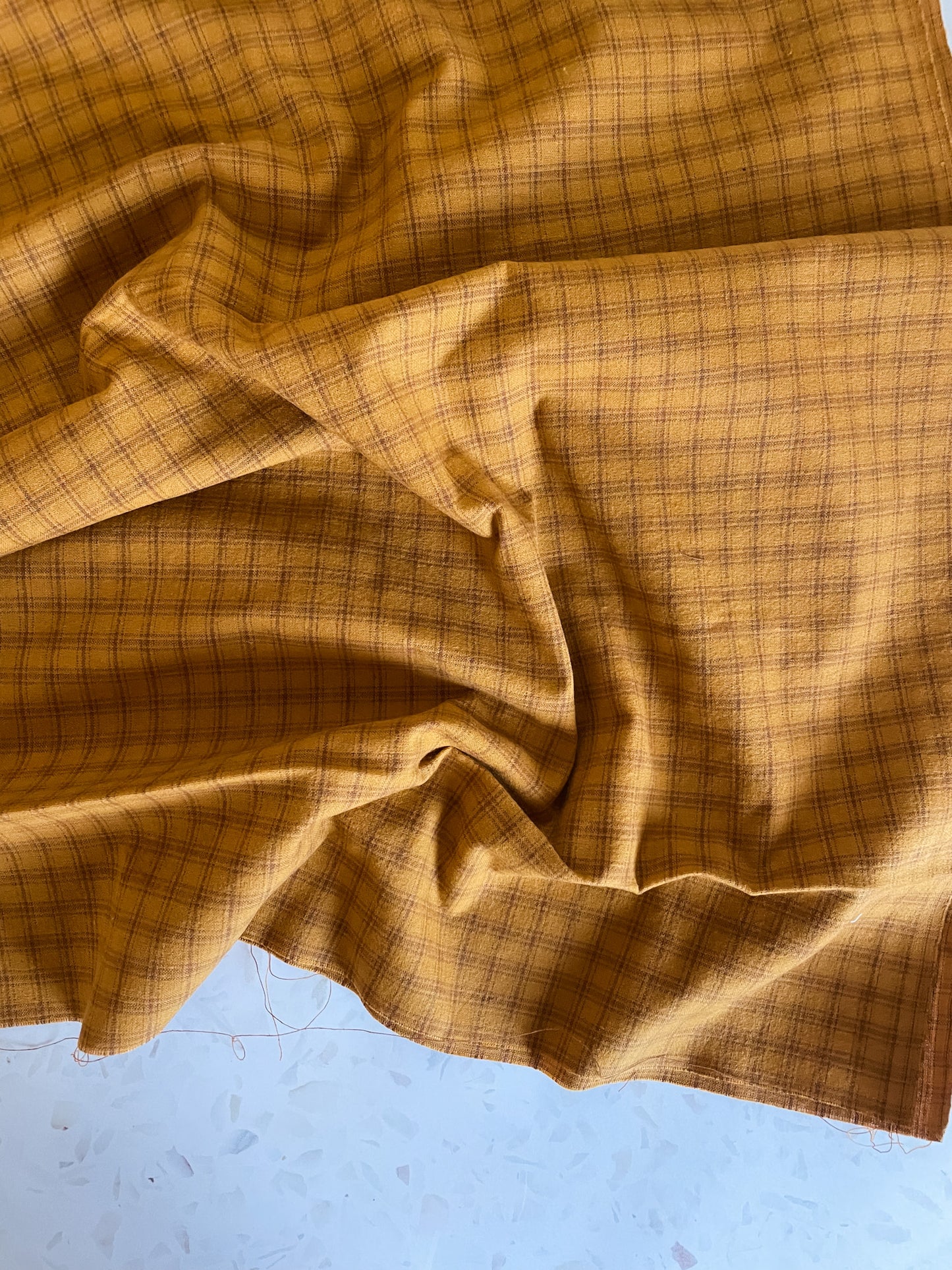 Brushed Cotton – Amber Glow Plaid