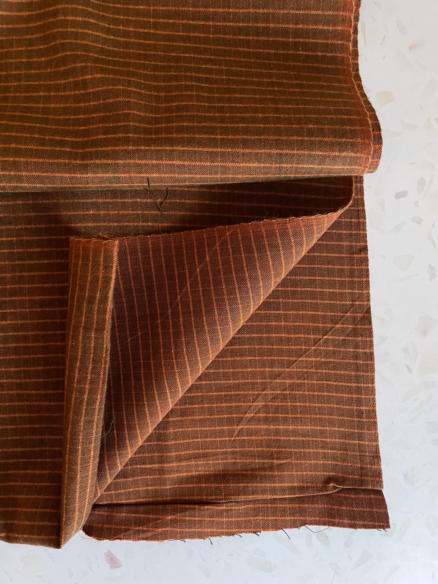 Brushed Cotton – Maple Syrup Grid