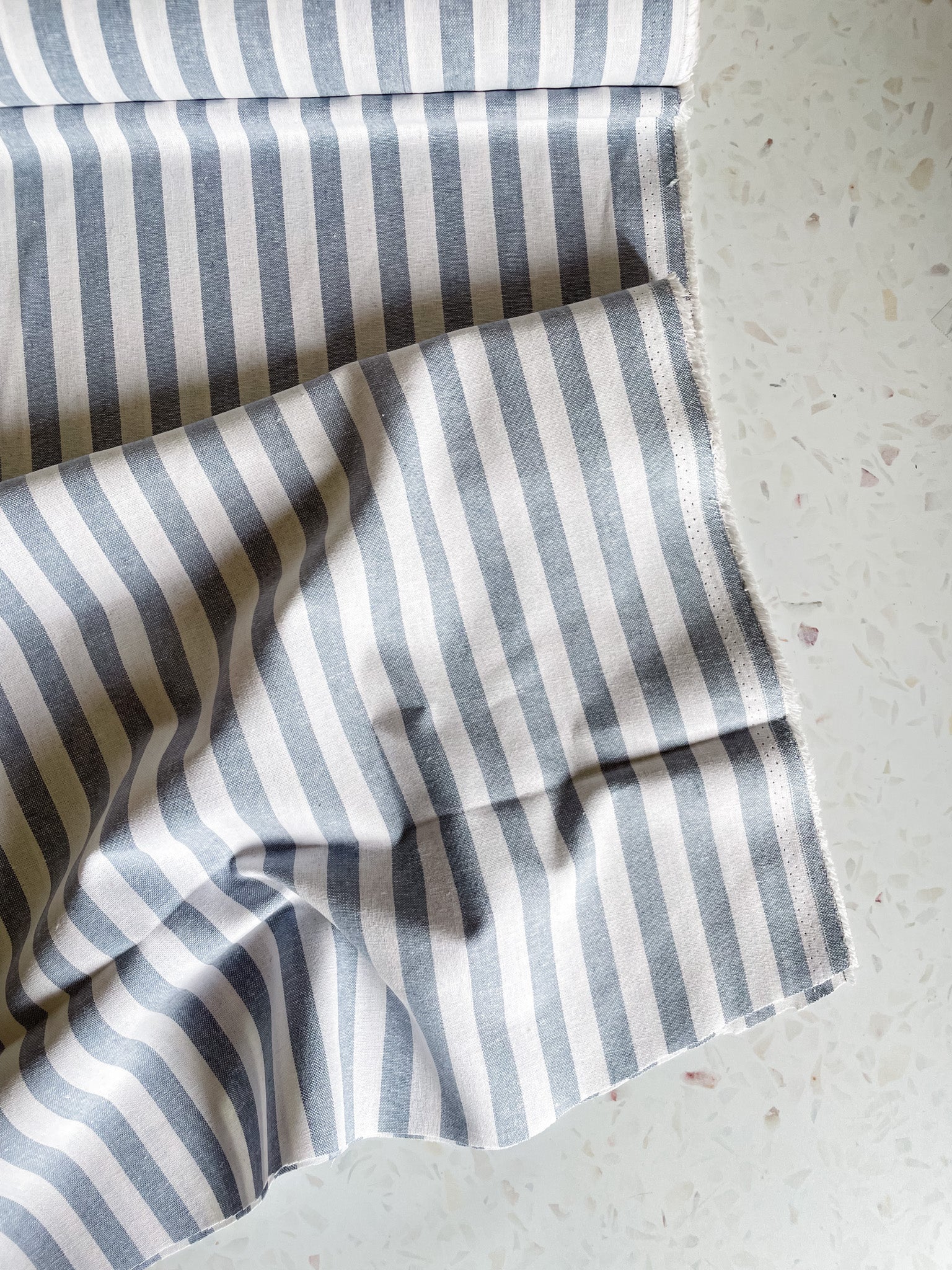 Yarn Dyed Classic Wovens – Chambray Stripe (Wide) – Material Goods